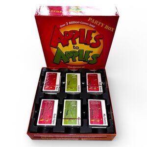Mattel Apples to Apples Party Box Game - Red and Green